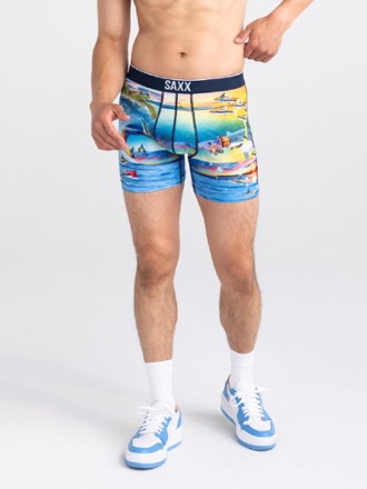 Saxx Volt Breathable Mesh Boxer Briefs - Men's 1