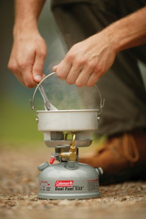 Vintage Coleman 425F Compact Gas 2 Burner Camp Stove With