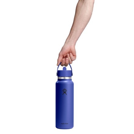 Hydro Flask Wide-Mouth Vacuum Water Bottle with Flex Straw Cap - 40 fl. oz. 2
