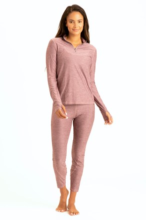 Threads 4 Thought Keva Quarter-Zip Mock-Neck Base Layer Top - Women's 3
