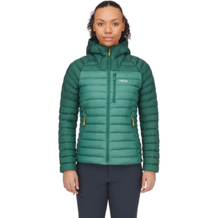 Microlight Alpine Down Jacket Women's Green Slate/Eucalyptus XS