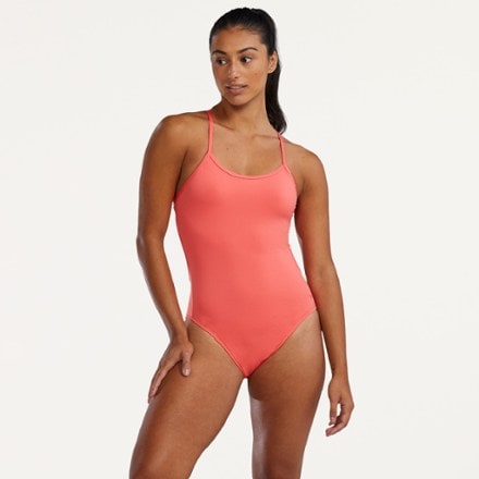 TYR Durafast Elite Crosscut Tieback Solid One-Piece Swimsuit - Women's 0