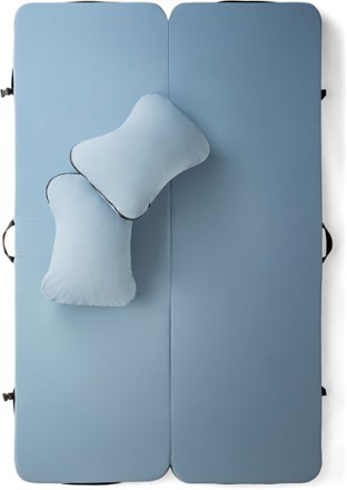 HEST Dually Mattress Camp pillows not included