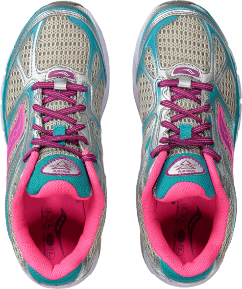 Top view (Silver/Turquoise/Pink)