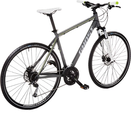 Back Quarter View (Dark Grey/White/Lime Gree)