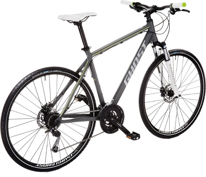 Back Quarter View (Dark Grey/White/Lime Gree)