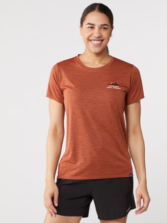 Patagonia Capilene Cool Daily Graphic Lands T-Shirt - Women's 1