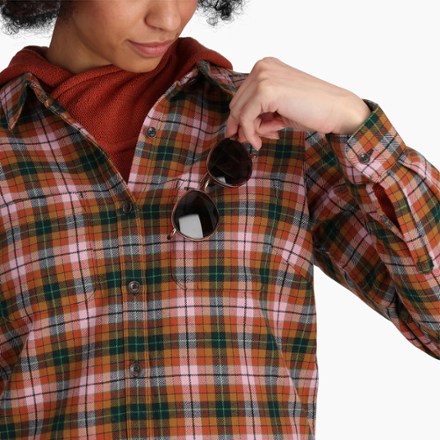 Royal Robbins Lieback Organic Cotton Flannel Shirt - Women's 4