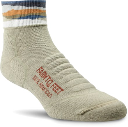 Farm to Feet Max Patch Light Targeted Cushion Quarter-Crew Socks 0