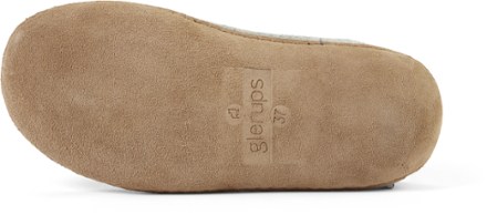 glerups Model B Slip-On Slippers - Women's Sole view (Grey)