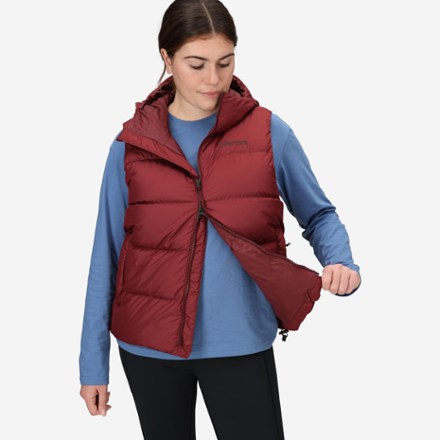 Marmot Strollbridge Down Hooded Vest - Women's | REI Co-op