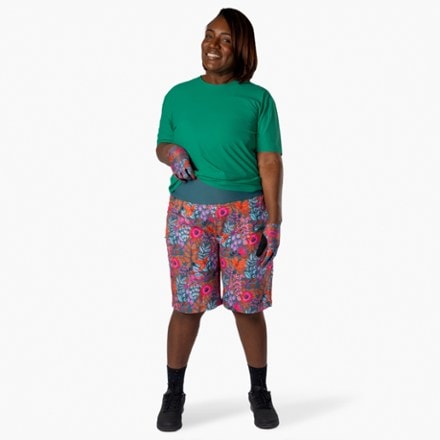 SHREDLY Limitless 11" Stretch Waistband High-Rise Bike Shorts - Women's 9