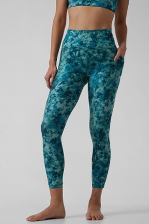 Athleta Salutation Stash Pocket II Printed 7/8 Tights - Women's 5