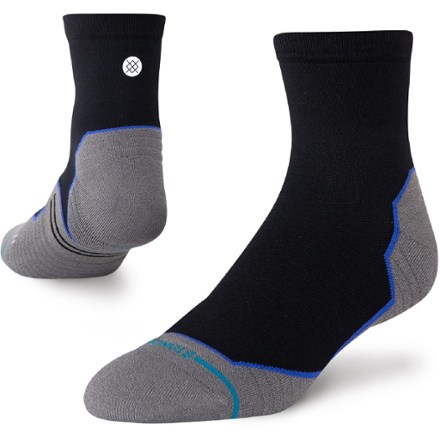 Stance Contrast Seam Light Quarter Socks 0