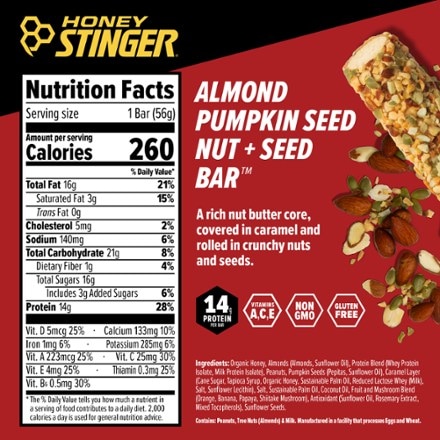 Honey Stinger Protein Nut + Seed Bar 2