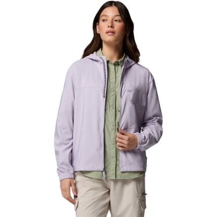 Columbia Skien Valley Hooded Long-Sleeve Shirt - Women's 10