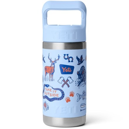 YETI Rambler Jr. Vacuum Water Bottle with Straw Cap - 12 fl. oz. 1