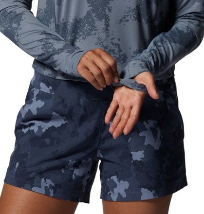 Mountain Hardwear Crater Lake Long Sleeve Crop Top - Women's 8