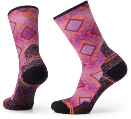 Smartwool Performance Hike Light Cushion Southwest Tile Print Crew Socks - Women's 0