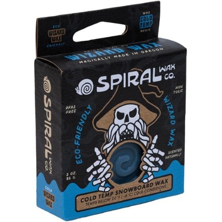 Spiral Wax Co. Wizard Wax Cold-Temp Snowboard Wax 0