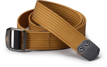  Buckle-Down Seatbelt Belt - Checker White/Gold/Brown