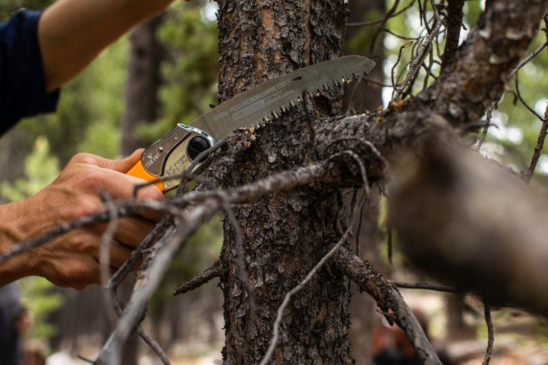 Location Image for Pocketboy Curved 130 mm Folding Saw with Case