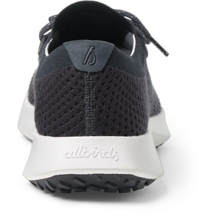 Allbirds Tree Dasher 2 Sneakers - Men's Back view (Natural Black/Blizzard)