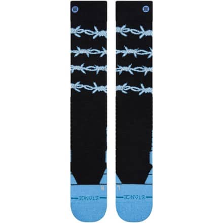 Stance Barbed Wire Mid Poly Snow OTC Socks 1