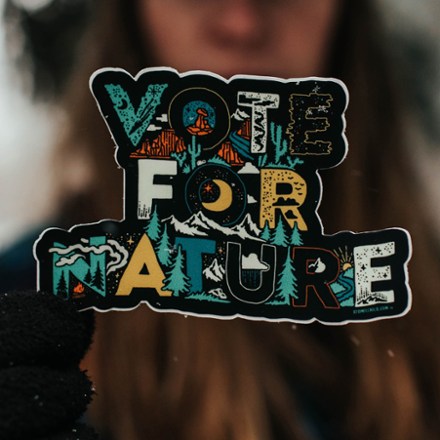 Atomicchild Vote for Nature Sticker 1