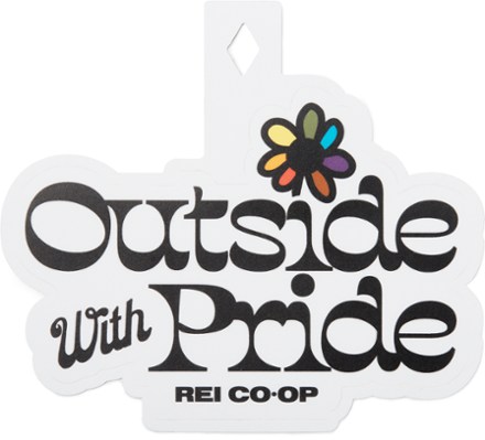 REI Co-op 2019 MEMBER Rainbow 4 STICKERS on  Sheet Decal 