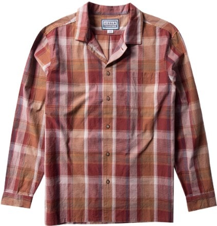 VISSLA Squash Tail Plaid Eco Long-Sleeve Woven Shirt - Mens