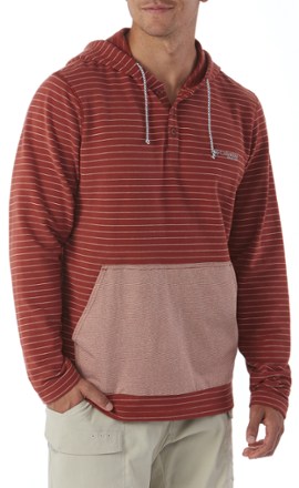 mens henley hoodie