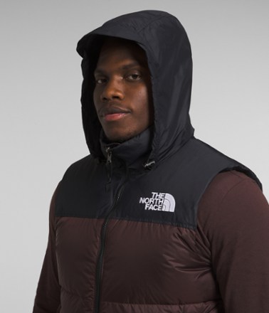 North face hooded vest mens on sale