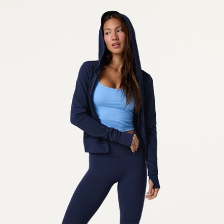 Vuori AllTheFeels Mini Full-Zip Hoodie - Women's 4
