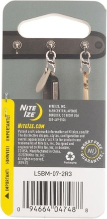 Nite Ize S-Biner Aluminum MicroLock Dual Carabiners - Package of 2 6
