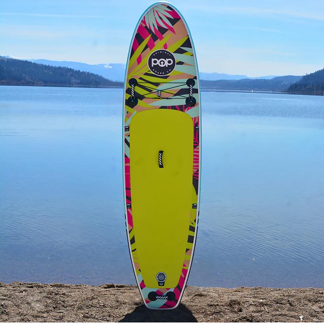 Location Image for Royal Hawaiian Palm Inflatable Stand Up Paddle Board with Paddle - 10'6"