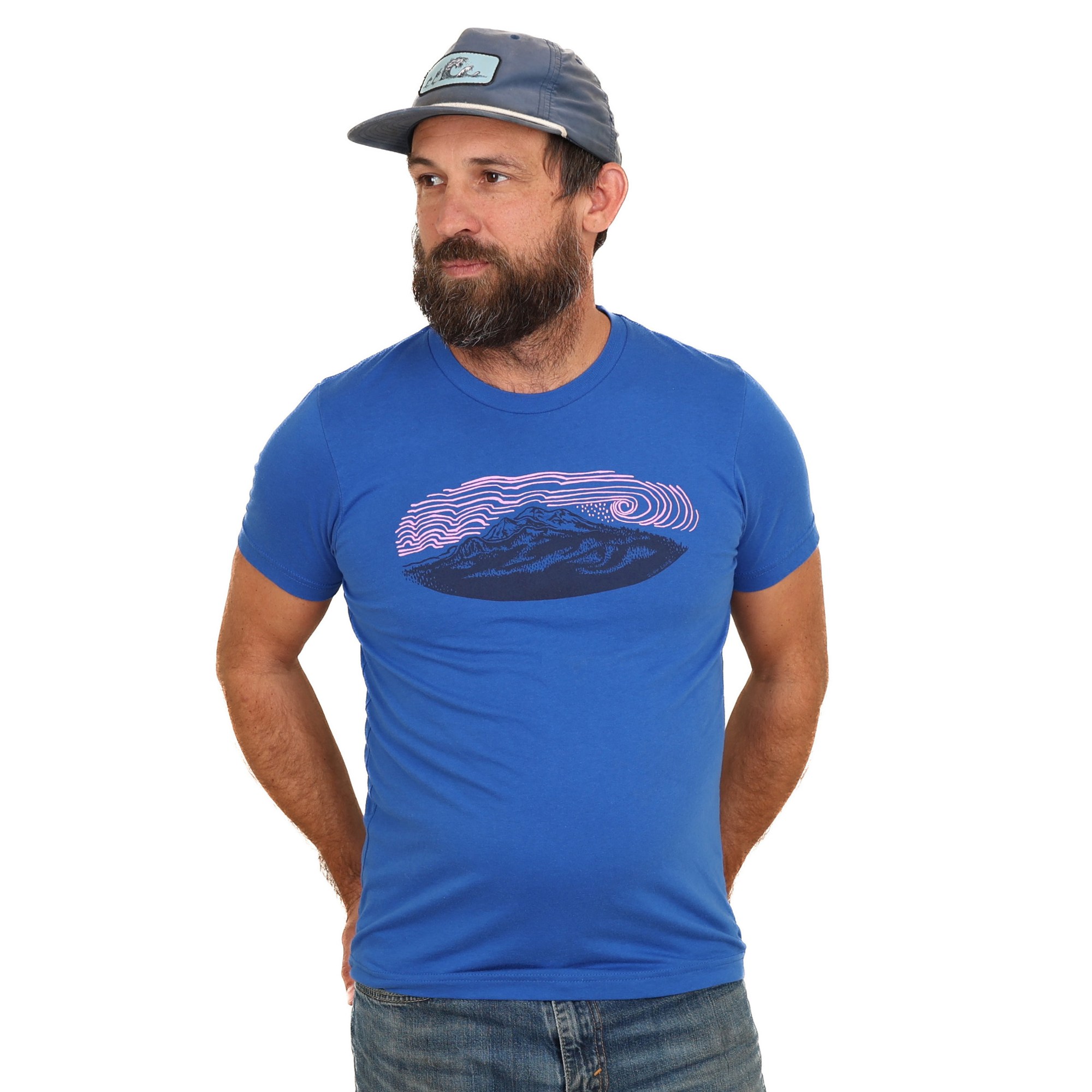 Slow Loris Blew Mountain T-Shirt Blue S