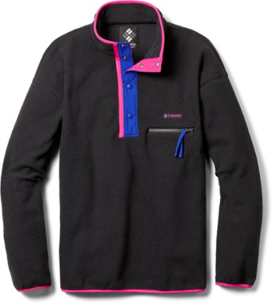 columbia snap fleece