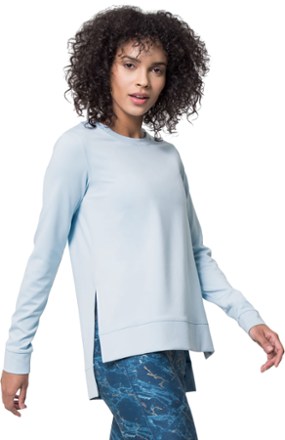 side slit sweatshirt