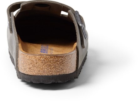 Birkenstock Boston Soft Footbed Clogs - Men's Back view (Iron)