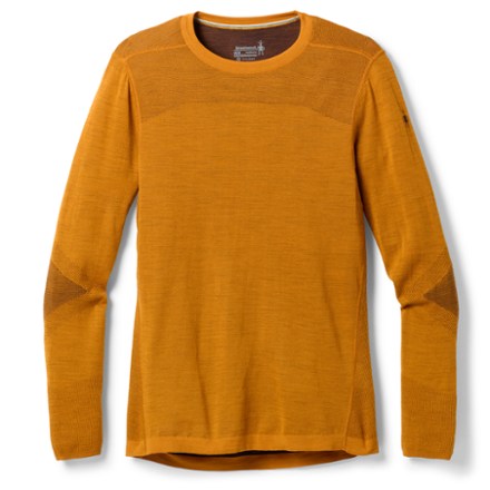 Smartwool Men's Intraknit Thermal Merino Crew Base Layer Top  Orange S