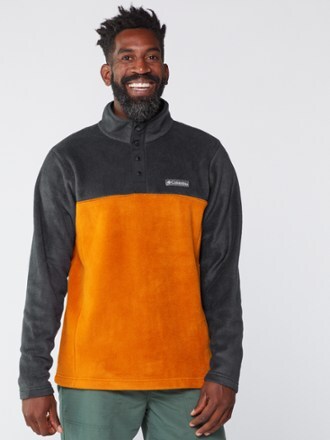 men's fuzzy fleece pullover