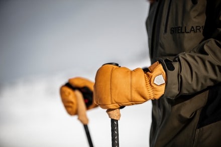 Hestra Gloves Alpine Leather PrimaLoft Mittens 4