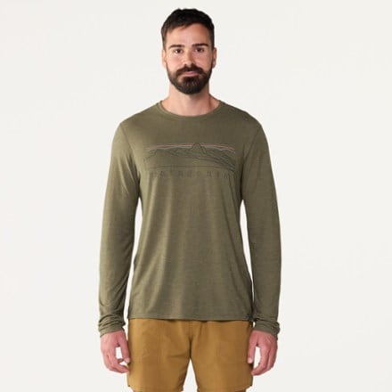 Patagonia Capilene Cool Trail Graphic Long-Sleeve Shirt - Men's 1