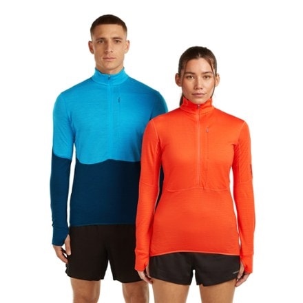 Icebreaker Merino Blend 200 Realfleece Descender Long-Sleeve Half-Zip - Women's 0