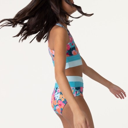 Nani Swimwear Mini Cut Back Crop Swimsuit Set - Girls' 3