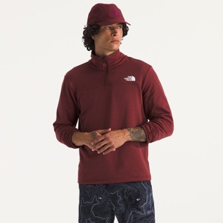The North Face Cedar Trail Grid Fleece Quarter-Zip Jacket - Men's 1