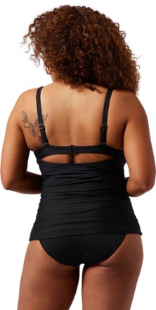 Athleta Square-Neck Bra Cup Tankini Swimsuit Top - Women's 3