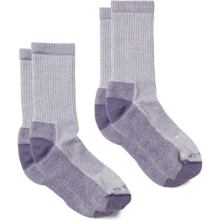 REI Co-op COOLMAX EcoMade Lightweight Hiking Crew Socks - Seconds - 2 Pairs Blue M