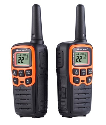 Midland T51VP3 2-Way Radios - Pair with Charger Side view